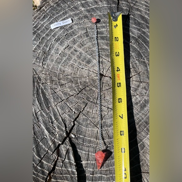 🍒Cherry Quartz Pendulum - Picture 4 of 6